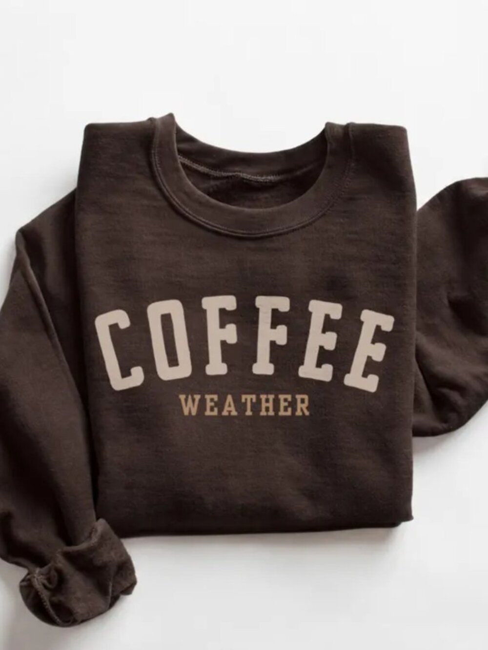 Coffee Weather Graphic Sweatshirt